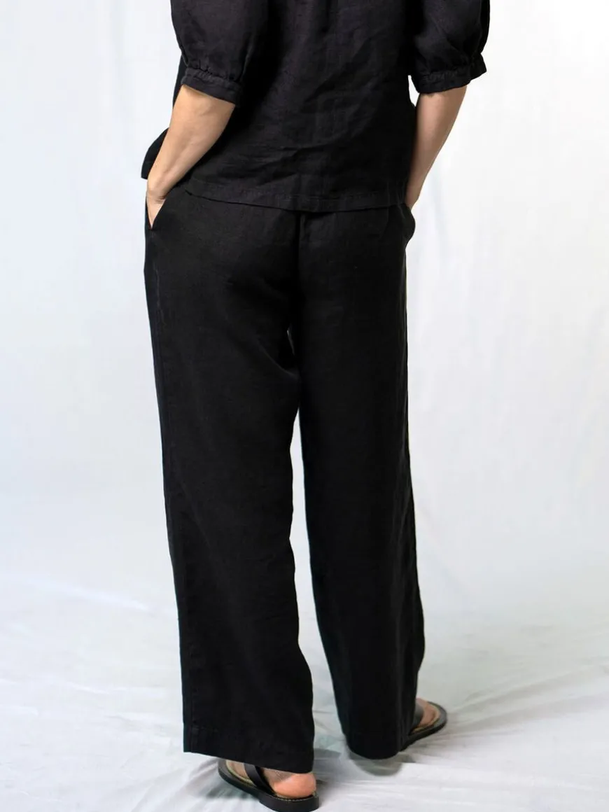 Cuosi Asta Pellavahousut, Musta