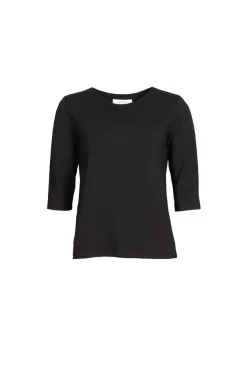 Fiia 3/4-Hihainen Paita, Musta