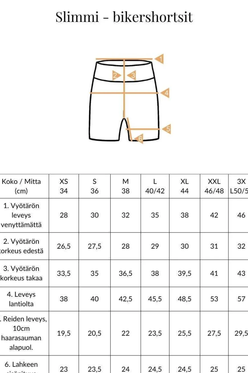 Hujaus Slimmi Bikershortsit, Musta