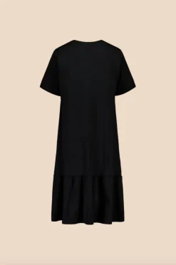 Kaiko Ruffle T-Paitamekko, Musta