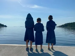 Keltainen Design Lasten Kylpytakki, Petrooli