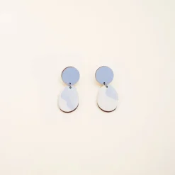 Laikku Akvarelli Korvakorut, Vaaleansininen