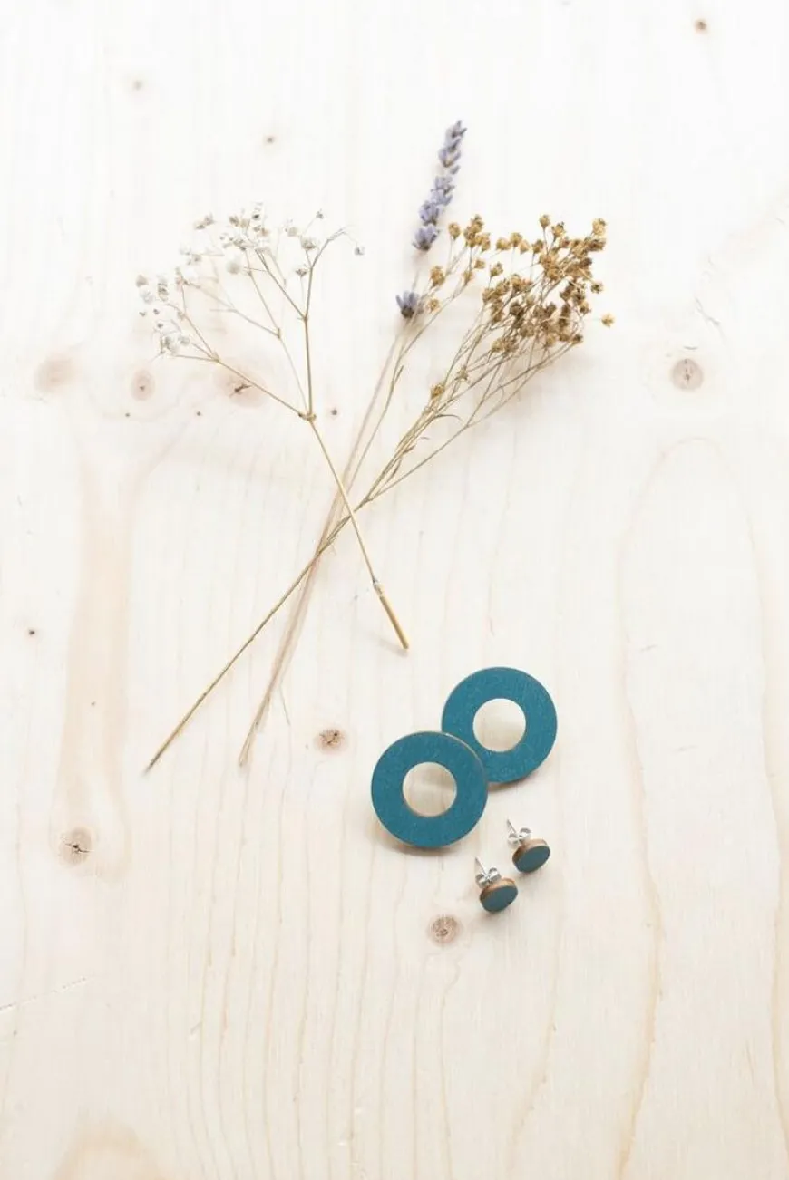 Lumoan Round Around Korvakorut, Aqua (Tuplapaketti)