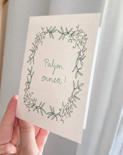 Paljon Onnea 2 Os. Postikortti