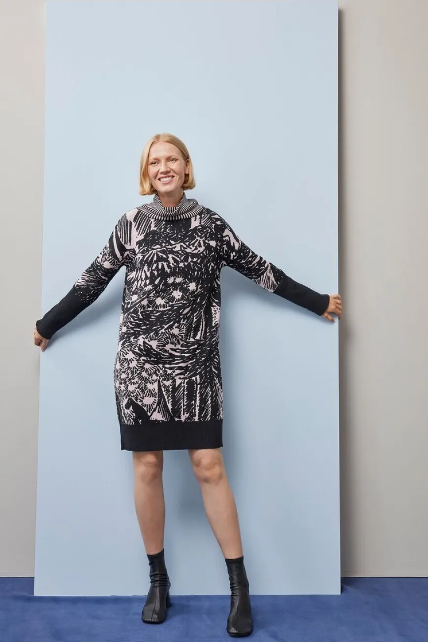 Papu Turtle Neck Mekko, Autumn Garden