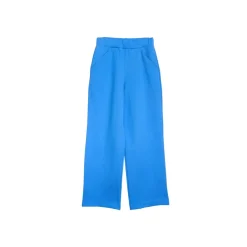 Papu Wide Leg Housut, Bright Blue