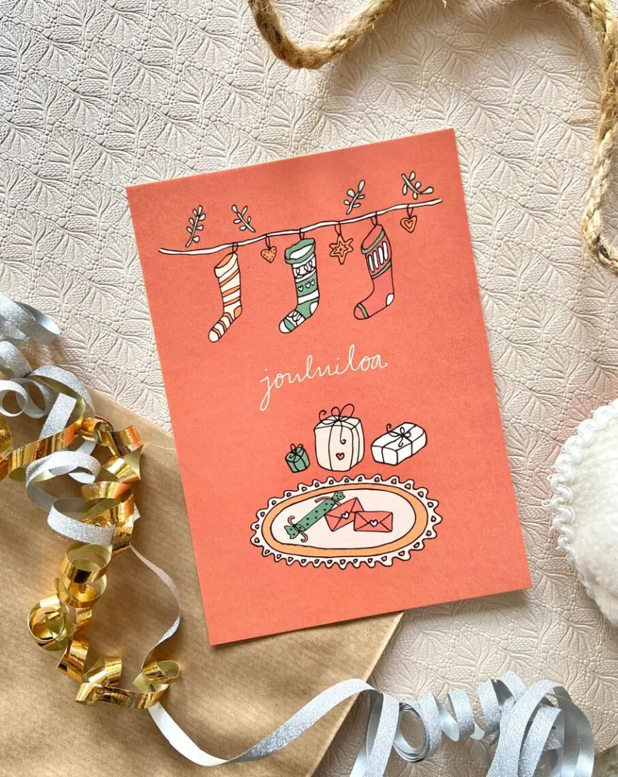 Puuhala Design Joulukortti