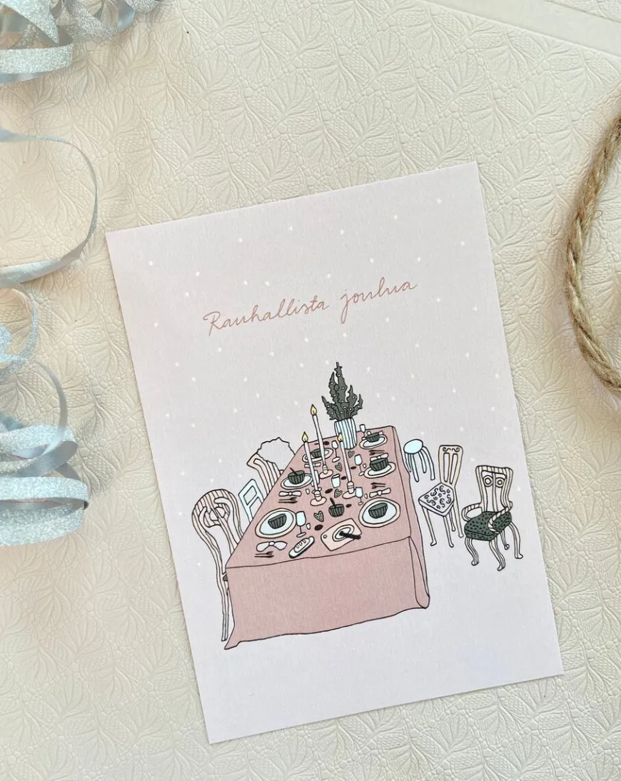 Puuhala Design Joulukortti