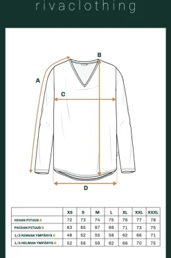 Riva Aava Pitkahihainen, Valkoinen