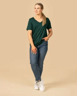 Riva Aava T-Paita, Tummanvihrea