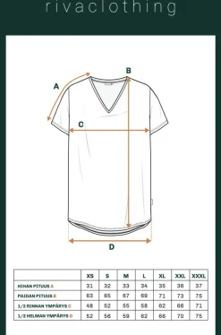Riva Aava T-Paita, Tummanvihrea