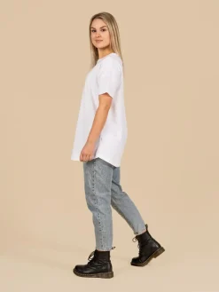 Riva Toive T-Paita, Pitka Valkoinen